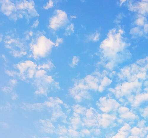 Clouds on a blue sky