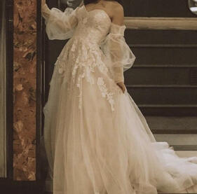 Wedding/Bridal white dress