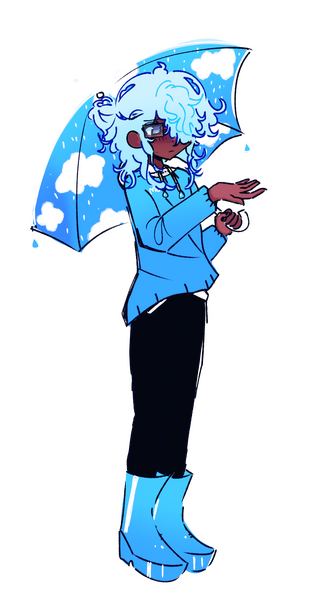 Mo Chen without rain coat